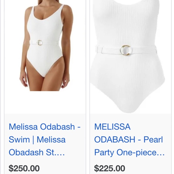 BNWT Melissa Odabash St. Tropez ribbed sky blue one piece bathing/swimsuit XS - Picture 4 of 15
